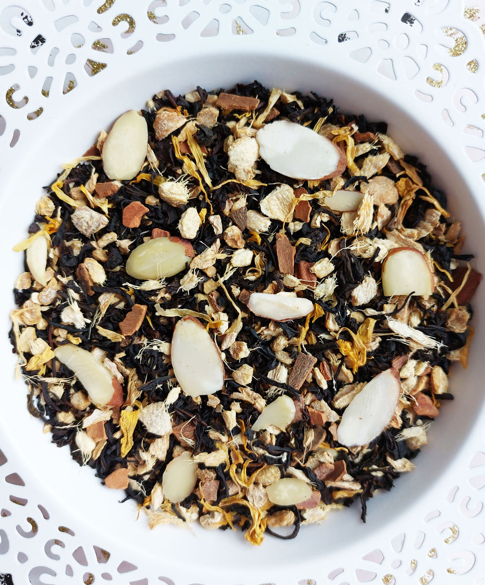 Almond Gingersnap Cookie (Black Tea) Dessert by Deb Teas