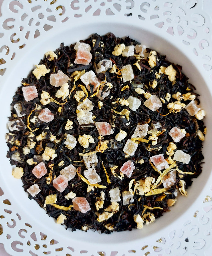 Peach Lychee Cream Swiss Roll (Black Tea)