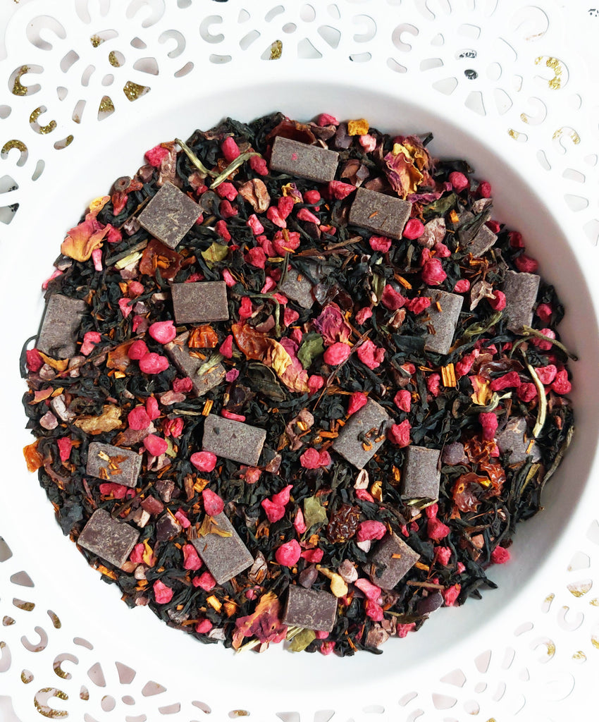 Raspberry Chip Neapolitan (Black & Rooibos Tea)