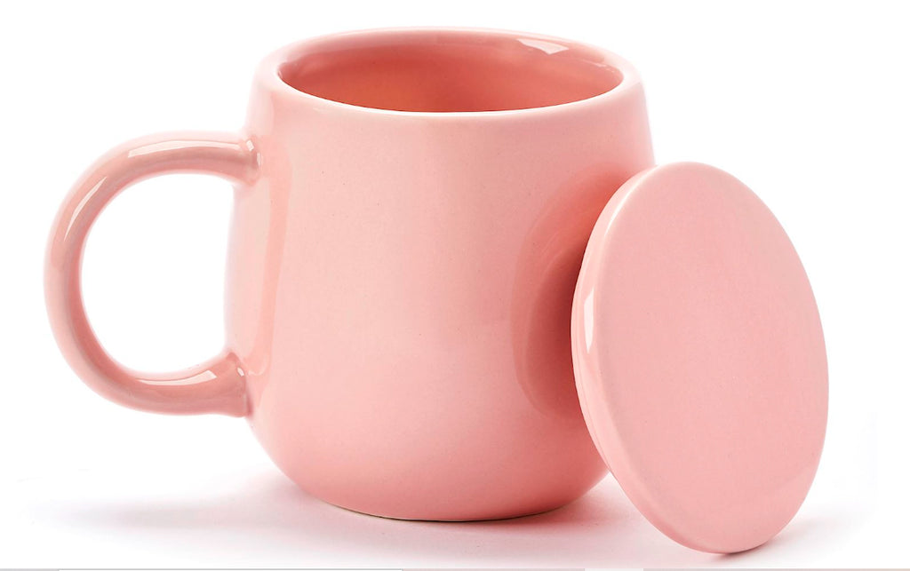Blush Pink Mug With Lid