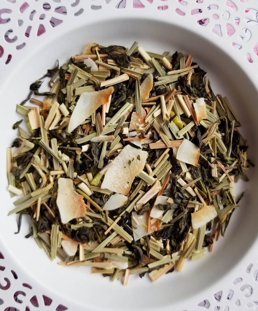 Lemongrass Milk Pudding (Green Tea)