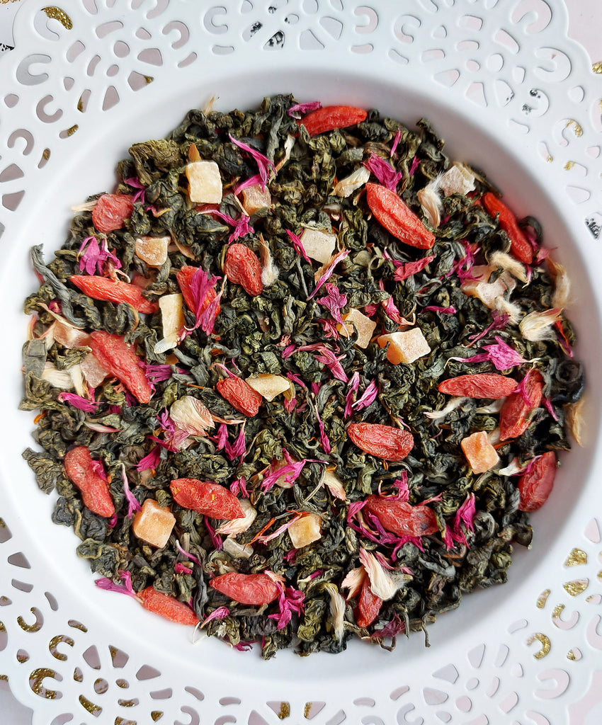 Watermelon Jasmine Sorbet (Oolong & Green Tea)